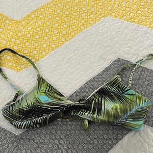 L space Tropical Print Bikini Top